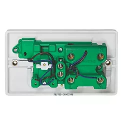 Crabtree Instinct 45A 2-Gang DP Cooker Switch & 13A DP Switched Socket White with LED -Cheap Crabtree Switches Store 126HV A3