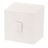 10AX 1-Gang 1-Way Light Switch White 5 Pack -Cheap Crabtree Switches Store 1412D P