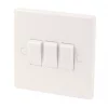 10AX 3-Gang 2-Way Light Switch White -Cheap Crabtree Switches Store 1892D P