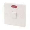 20A 1-Gang DP Control Switch White with Neon -Cheap Crabtree Switches Store 2151D P