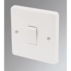 Crabtree Capital 10AX 1-Gang 2-Way Light Switch White