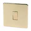 Crabtree Platinum 10AX 1-Gang 2-Way Light Switch Polished Brass -Cheap Crabtree Switches Store 24681 P