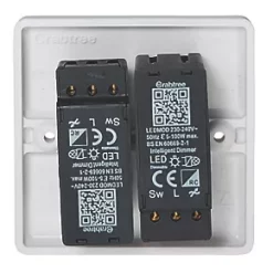 Crabtree Instinct 2-Gang 2-Way LED Dimmer Switch White 7 Crabtree Instinct 2-Gang 2-Way LED Dimmer Switch White -Cheap Crabtree Switches Store 291HV A2