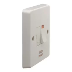 Crabtree Capital 13A Switched Fridge Freezer Fused Spur with Neon White -Cheap Crabtree Switches Store 2938J A2