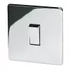 Crabtree Platinum 10AX 1-Gang Intermediate Switch Polished Chrome