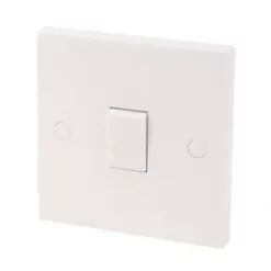 20A 1-Gang DP Control Switch White