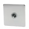 Crabtree Platinum 10AX 1-Gang 2-Way Toggle Switch Satin Chrome -Cheap Crabtree Switches Store 37703 P