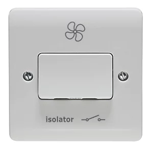 Crabtree Instinct 10A 1-Gang 3-Pole Fan Isolator Switch White 4 Crabtree Instinct 10A 1-Gang 3-Pole Fan Isolator Switch White - Image 2
