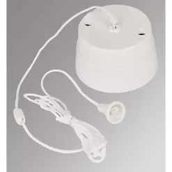 Crabtree Capital 6A 2-Way Pull Cord Switch White