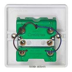 Crabtree Instinct 50A 1-Gang DP Control Switch White with LED -Cheap Crabtree Switches Store 430HV A3