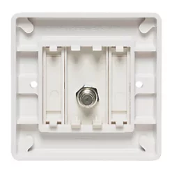 Crabtree Capital F-Type Satellite Socket White with Colour-Matched Inserts 7 Crabtree Capital F-Type Satellite Socket White with Colour-Matched Inserts -Cheap Crabtree Switches Store 44014 A2