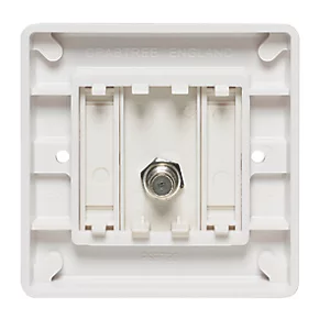 Crabtree Capital F-Type Satellite Socket White with Colour-Matched Inserts 5 Crabtree Capital F-Type Satellite Socket White with Colour-Matched Inserts - Image 3