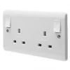 Crabtree Instinct 13A 2-Gang DP Switched Socket White 2 Crabtree Instinct 13A 2-Gang DP Switched Socket White -Cheap Crabtree Switches Store 457HV P