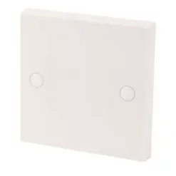 20A Unswitched Flex Outlet Plate White