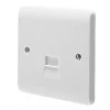 Crabtree Instinct Slave Telephone Socket White