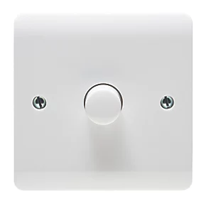 Crabtree Instinct 1-Gang 2-Way Dimmer Switch White 4 Crabtree Instinct 1-Gang 2-Way Dimmer Switch White - Image 2