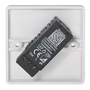 Crabtree Instinct 1-Gang 2-Way LED Dimmer Switch White 5 Crabtree Instinct 1-Gang 2-Way LED Dimmer Switch White - Image 3
