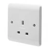 Crabtree Instinct 13A 1-Gang Unswitched Socket White -Cheap Crabtree Switches Store 512HV P