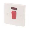 45A 1-Gang DP Cooker Switch White with Neon -Cheap Crabtree Switches Store 5265D P