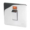 Crabtree Platinum 45A 1-Gang DP Cooker Switch Polished Chrome with Neon