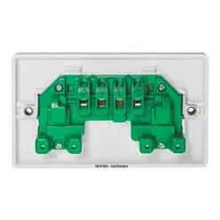 Crabtree Instinct 13A 2-Gang Unswitched Socket White -Cheap Crabtree Switches Store 684HV A2