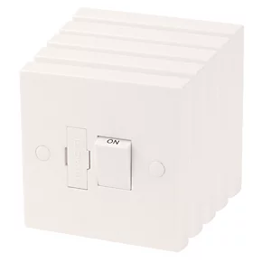 13A Switched Fused Spur White 5 Pack 3 13A Switched Fused Spur White 5 Pack