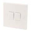 10AX 2-Gang 2-Way Light Switch White -Cheap Crabtree Switches Store 7549D P