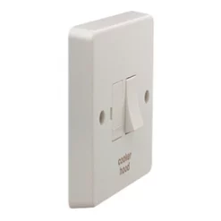 Crabtree Capital 13A Switched Cooker Hood Fused Spur White -Cheap Crabtree Switches Store 7993J A2