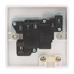 Crabtree Capital 13A Switched Washing Machine Fused Spur with Neon White -Cheap Crabtree Switches Store 8117J A3