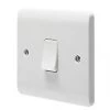 Crabtree Instinct 10A 1-Gang 2-Way Retractive Switch White