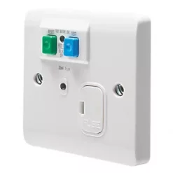 Crabtree Instinct 13A Unswitched Passive RCD Fused Spur White