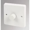 Crabtree Capital 1-Gang 2-Way Dimmer Switch White -Cheap Crabtree Switches Store 90759 P