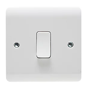Crabtree Instinct 10AX 1-Gang 2-Way Light Switch White 4 Crabtree Instinct 10AX 1-Gang 2-Way Light Switch White - Image 2