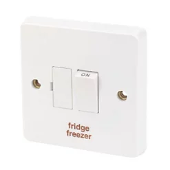 Crabtree Capital 13A Switched Fridge Freezer Fused Spur White