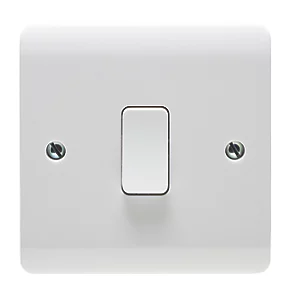 Crabtree Instinct 10AX 1-Gang 1-Way Switch White 4 Crabtree Instinct 10AX 1-Gang 1-Way Switch White - Image 2