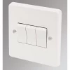 Crabtree Capital 10AX 3-Gang 2-Way Light Switch White 2 Crabtree Capital 10AX 3-Gang 2-Way Light Switch White -Cheap Crabtree Switches Store 96352 P