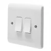 Crabtree Instinct 10AX 2-Gang 2-Way Light Switch White 1 Crabtree Instinct 10AX 2-Gang 2-Way Light Switch White -Cheap Crabtree Switches Store 972HV P