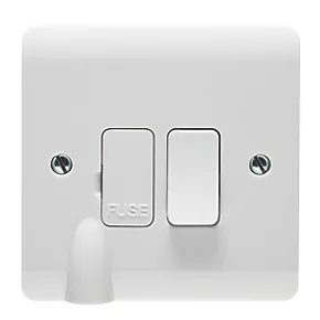 Crabtree Instinct 13A Switched Fused Spur & Flex Outlet with LED White 4 Crabtree Instinct 13A Switched Fused Spur & Flex Outlet with LED White - Image 2
