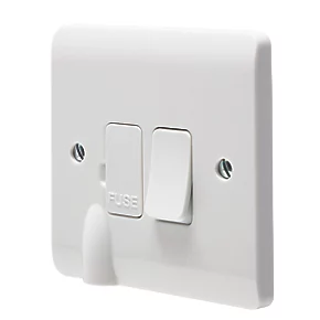 Crabtree Instinct 13A Switched Fused Spur & Flex Outlet with LED White 3 Crabtree Instinct 13A Switched Fused Spur & Flex Outlet with LED White