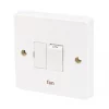 Crabtree Capital 13A Switched Fan Fused Spur White