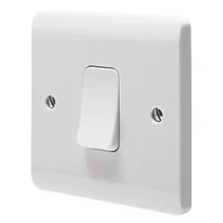Crabtree Instinct 50A 1-Gang DP Control Switch White